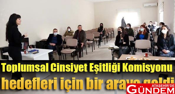 HER ŞEY EŞİT ŞARTLAR İÇİN ataşehir belediyesi ataşehir de gündem toplumsal cinsiyet eşitliği komisyonu